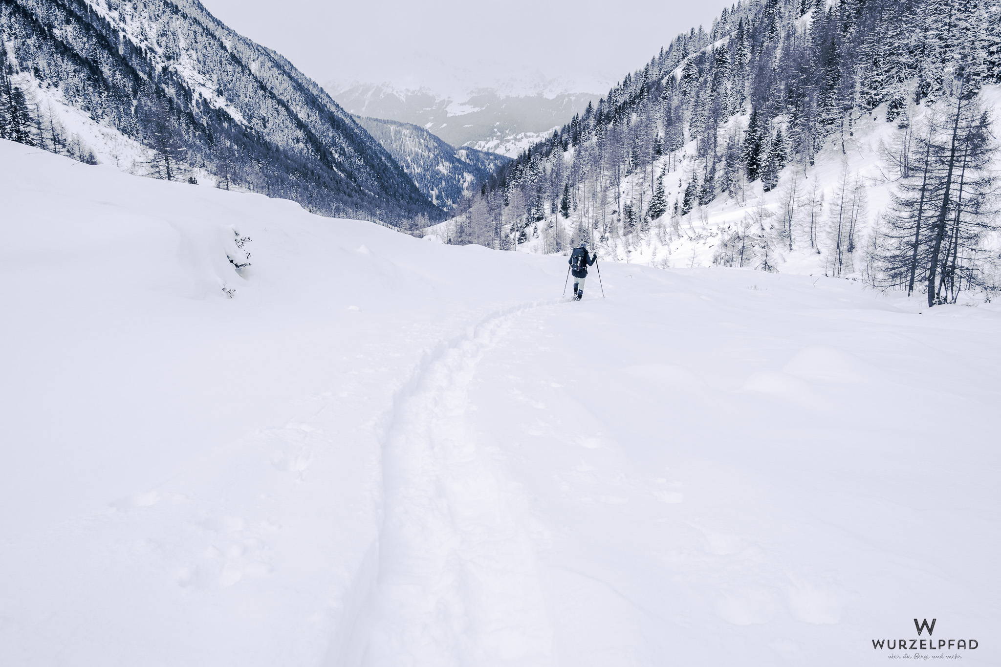 Einsame Spur im Seiterbergtal