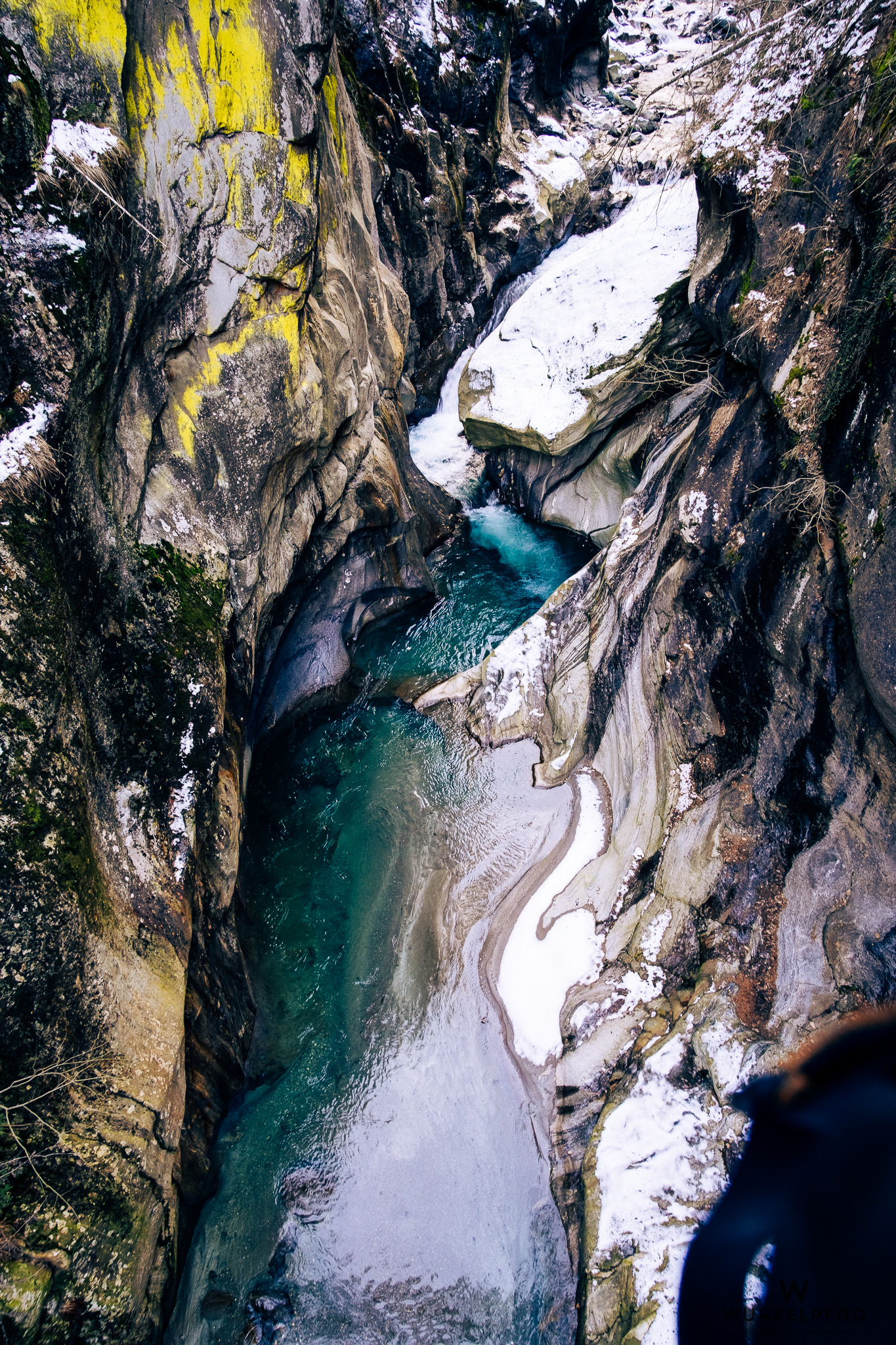 Blick in die Passerschlucht