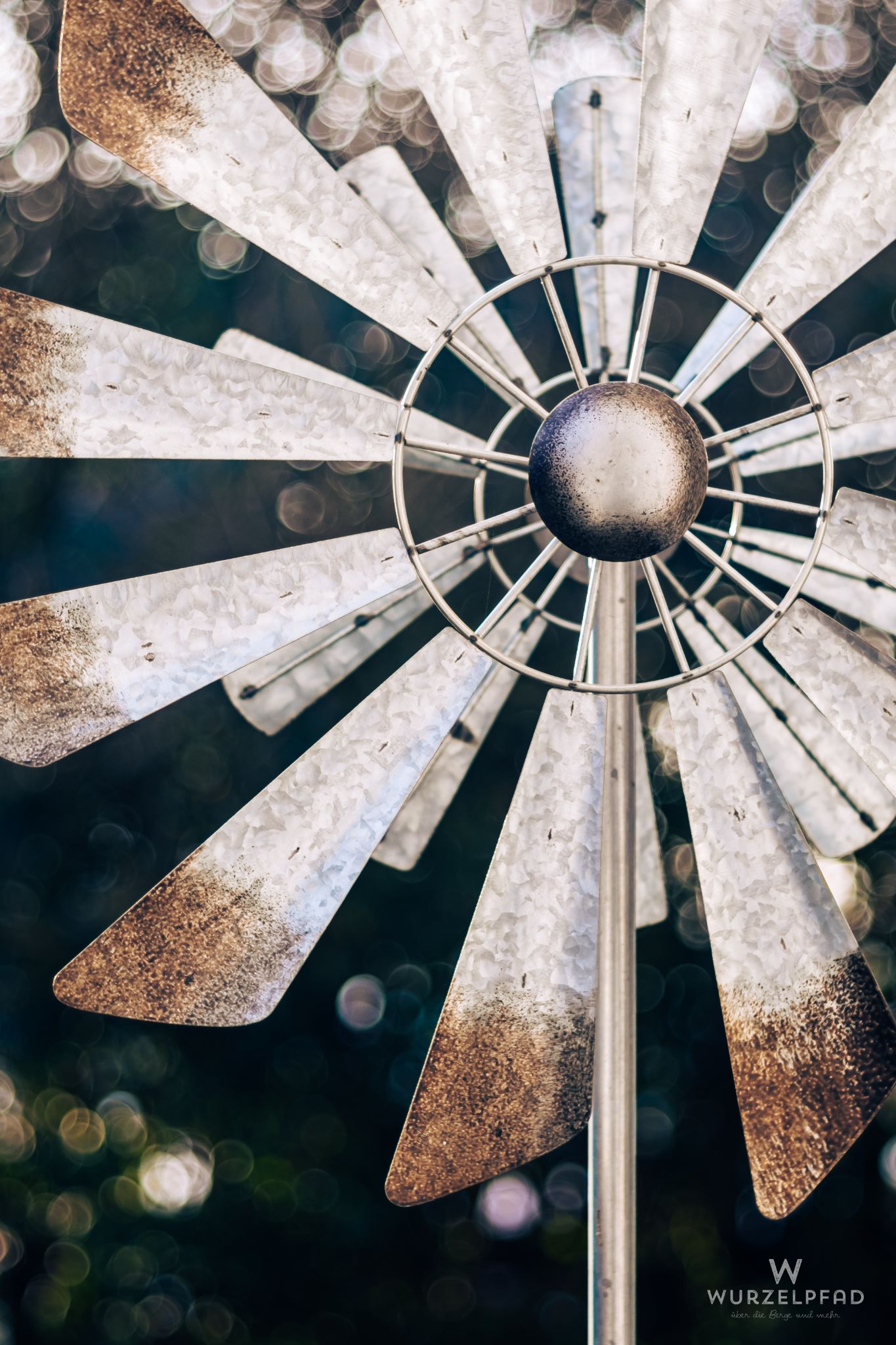 Windrad im Garten