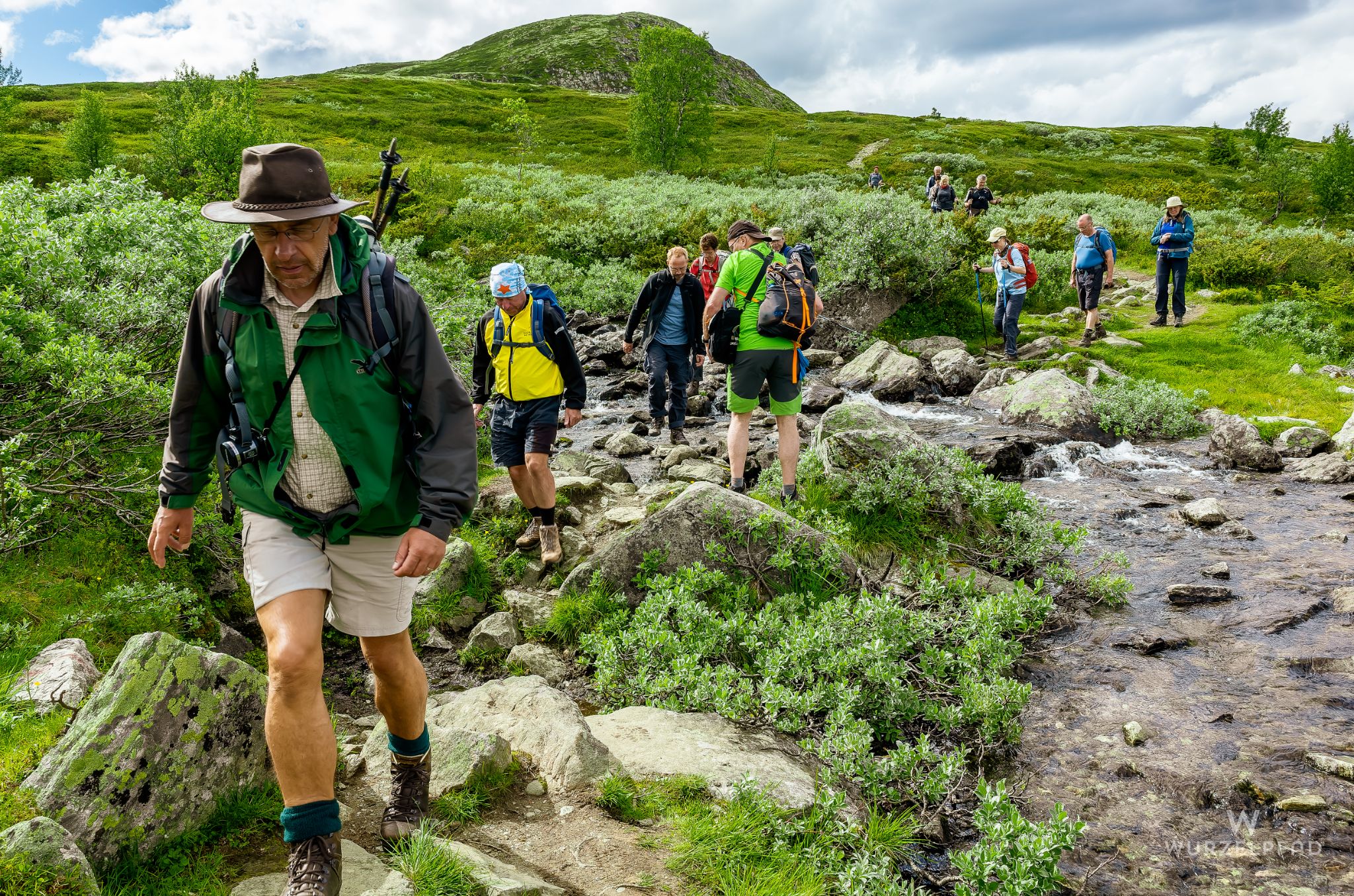Gemütlich geht's bergab