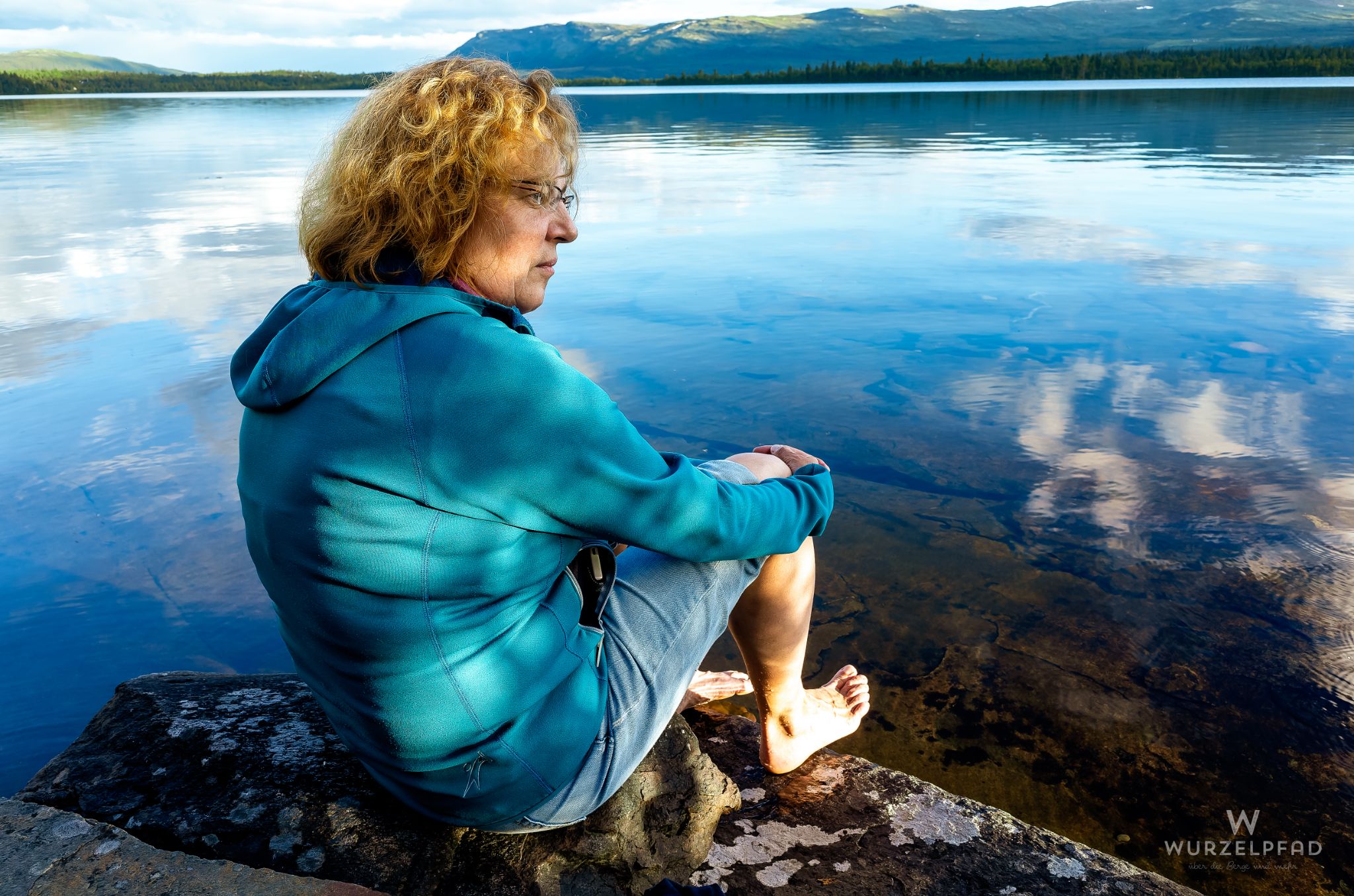 Abendliches Füße-Kühlen