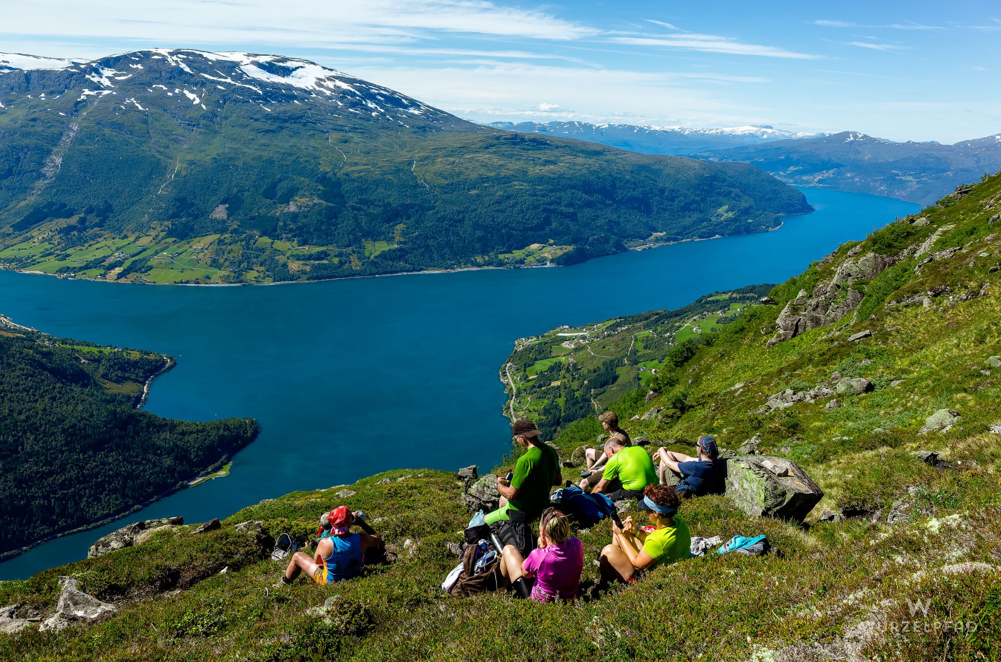 Blick über den Innvikfjord