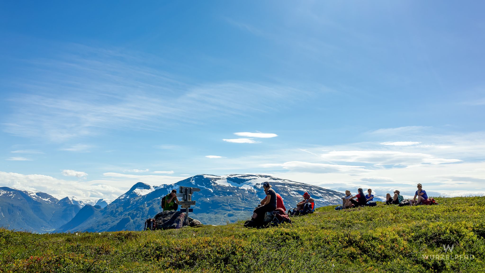 Unterwegs am Skredfjellet