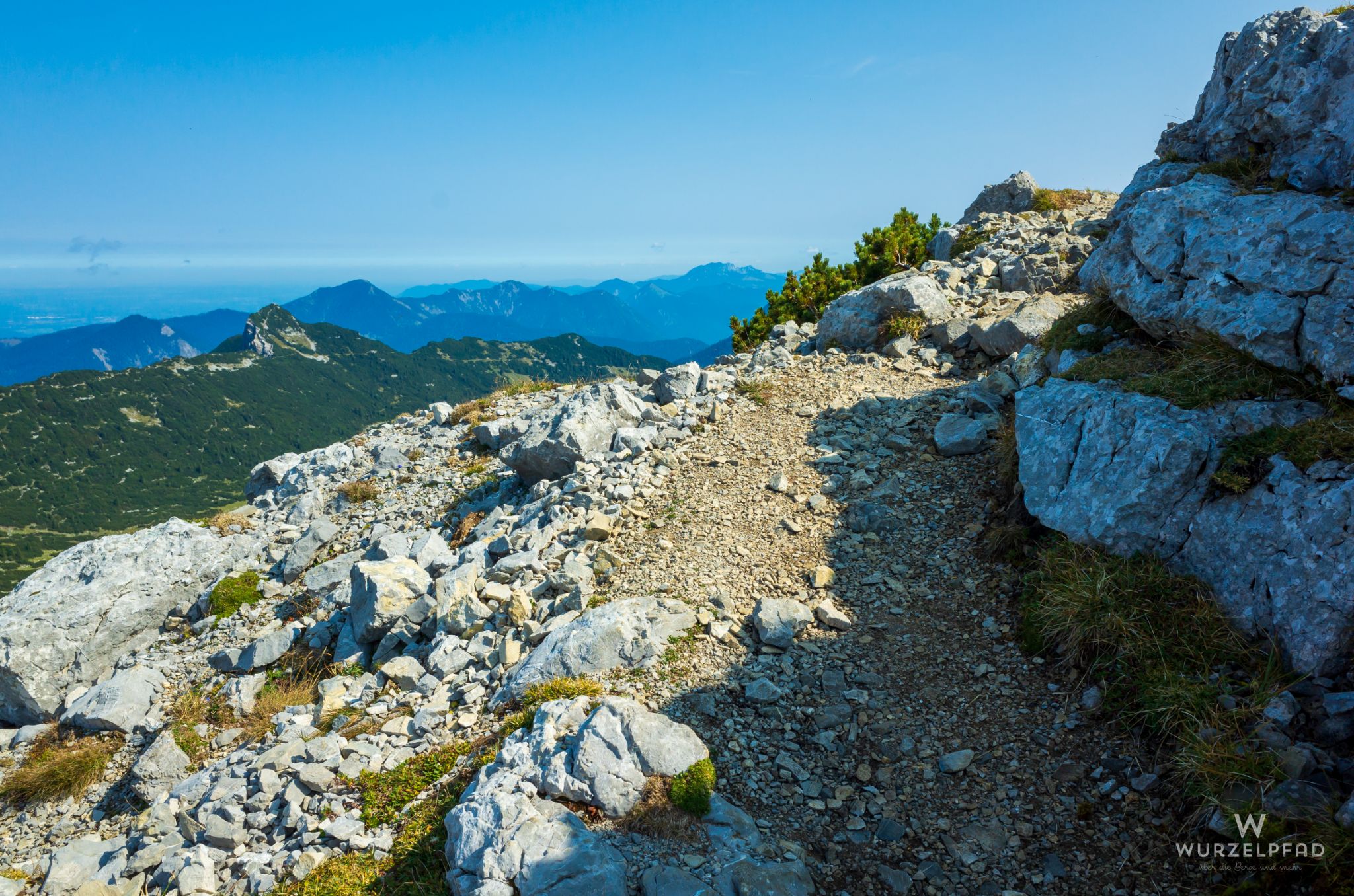 Am Gipfelhang, Blick zur Hohen Kiste