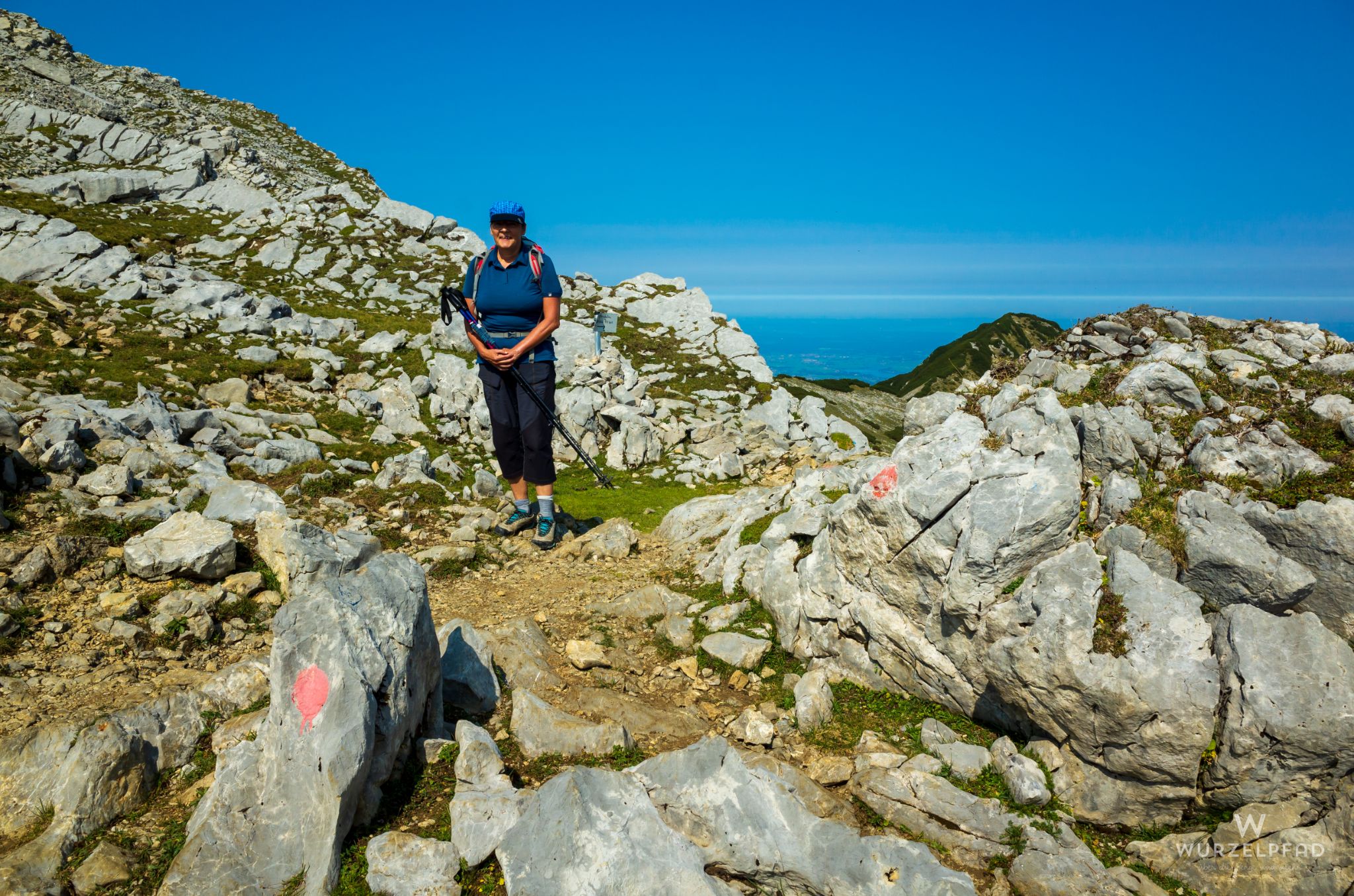 Vor dem langen Abstieg
