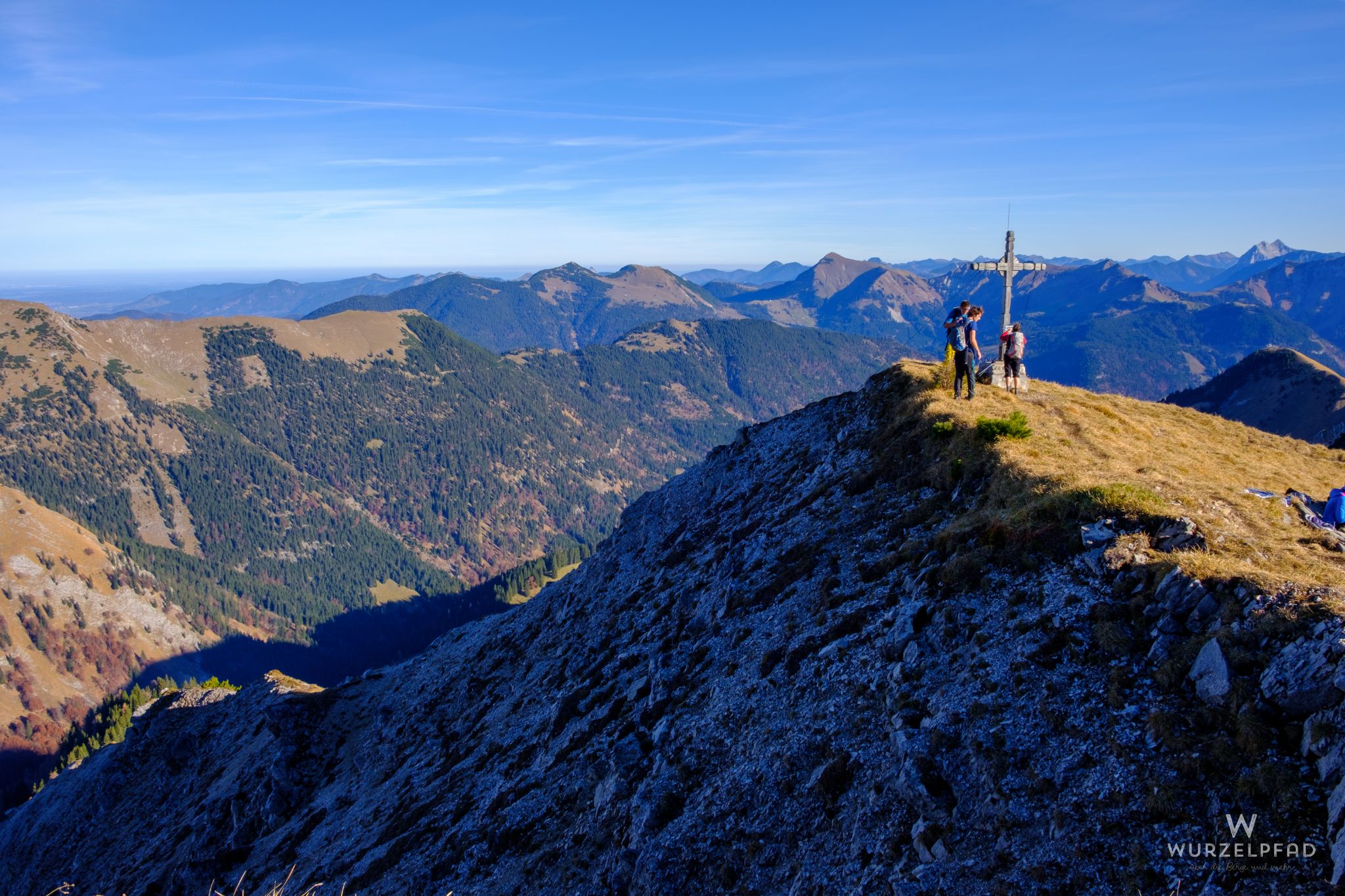 Am Gipfel der Fleischbank