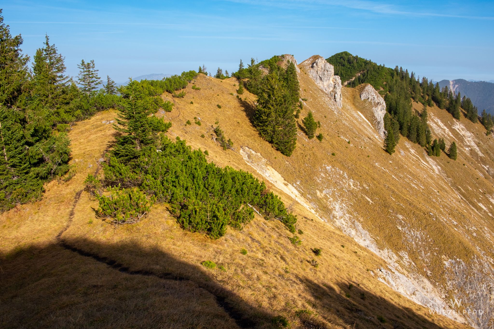 Am Grat zwischen Galgenstangenjoch und Bayerkarspitze