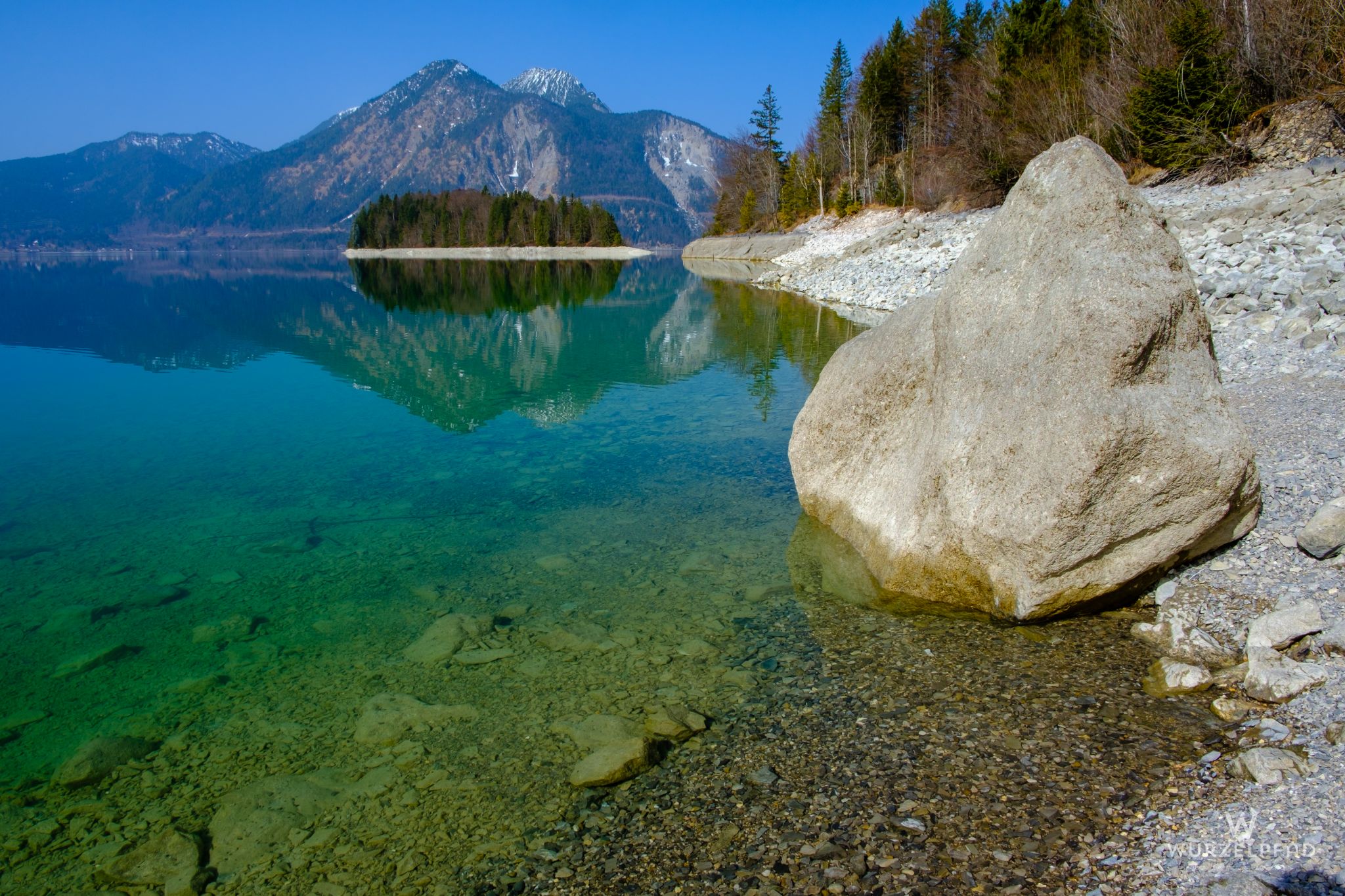 Walchensee, Insel und Herzogstand