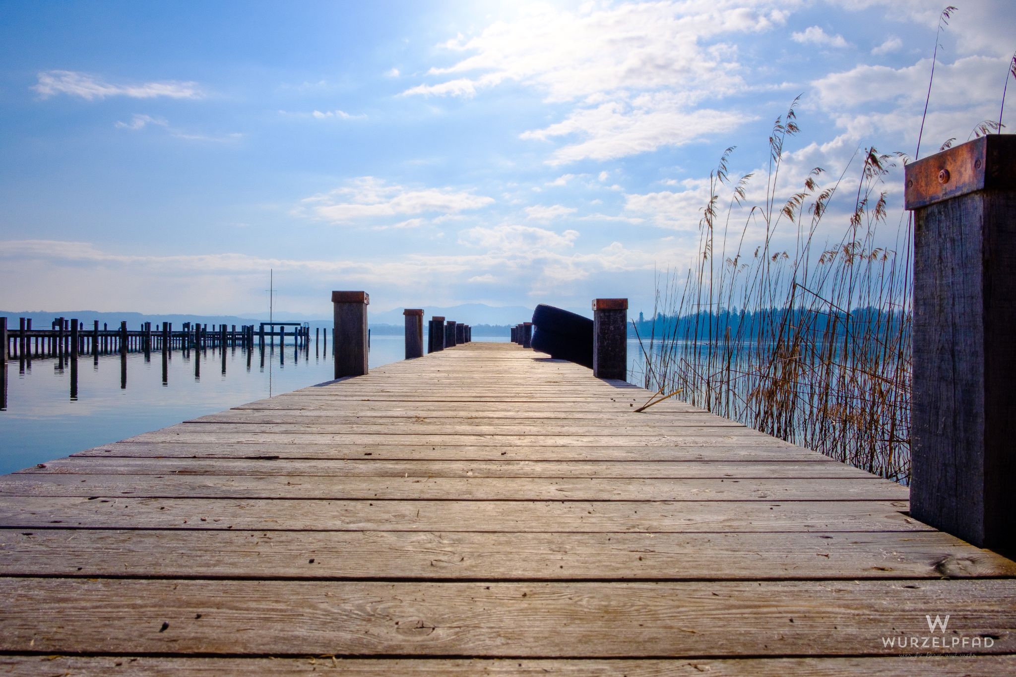 Steg zwischen Seeshaupt und Bernried
