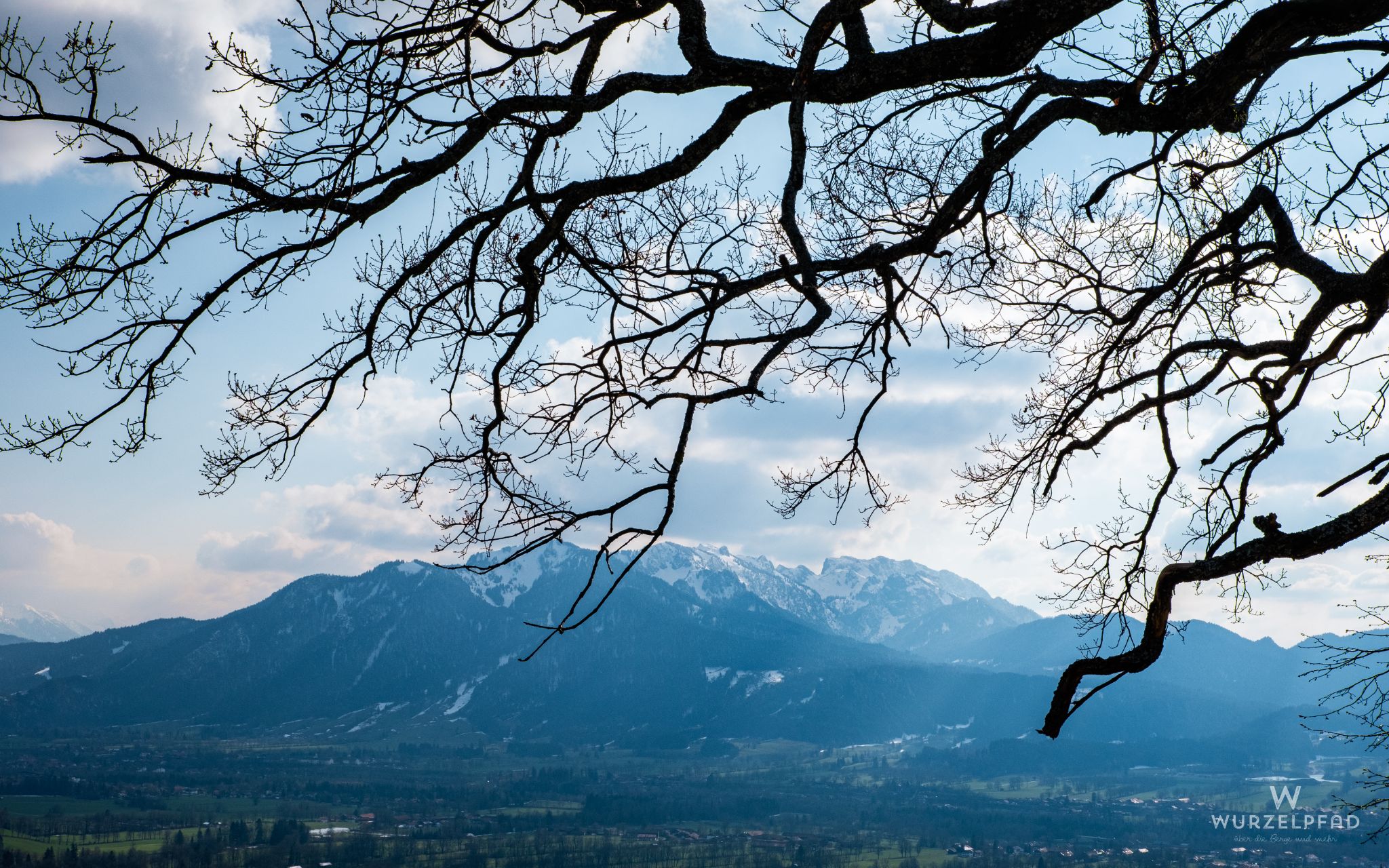 Blick zur Benediktenwandgruppe