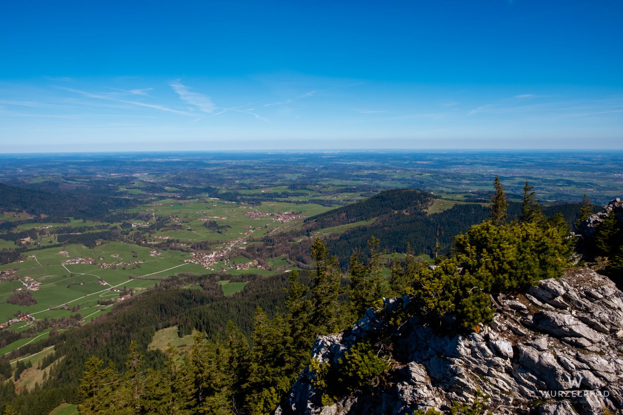 Blick über's Leitzachtal