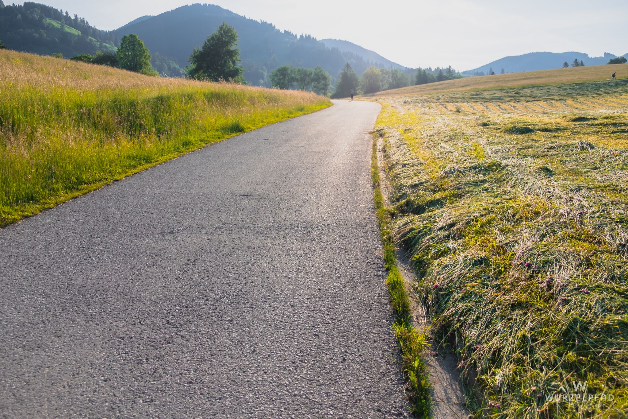 Die ersten Meter auf der Straße