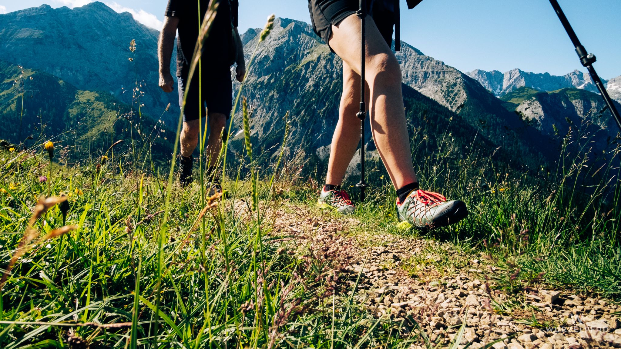 Festen Schrittes geht's bergan