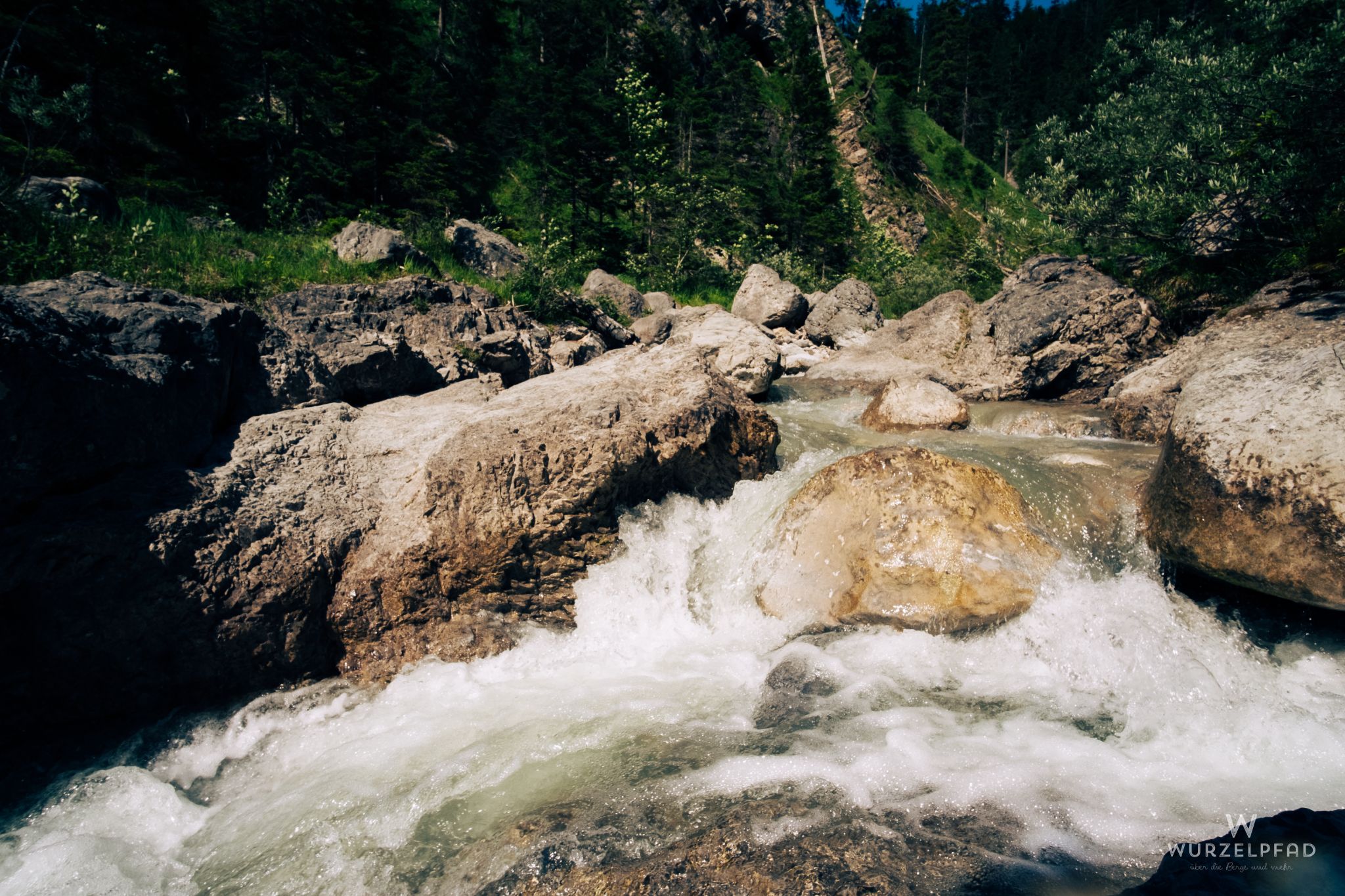 Die Gumpen am Hasentalbach
