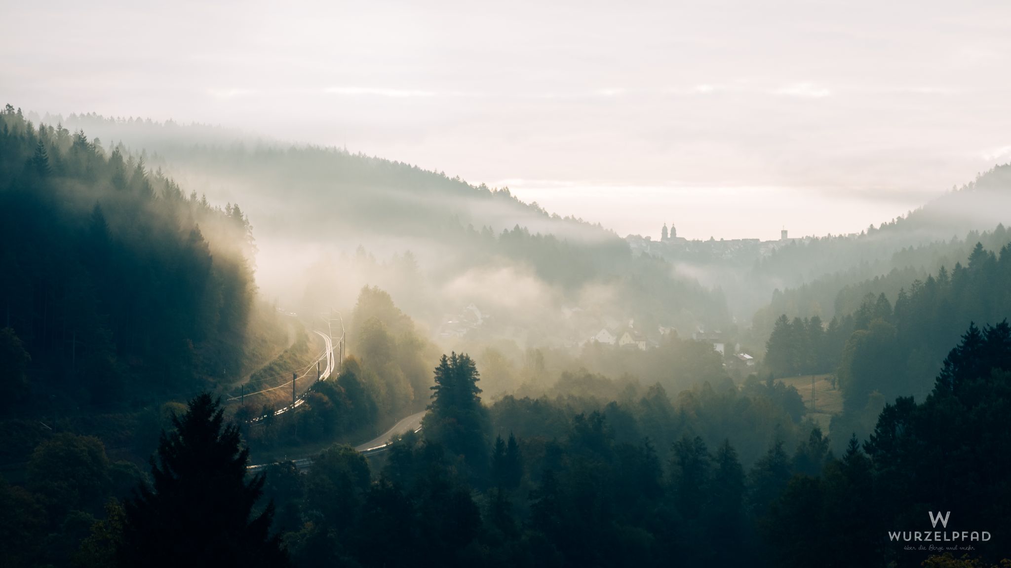 Herbstnebel über Baiersbronn