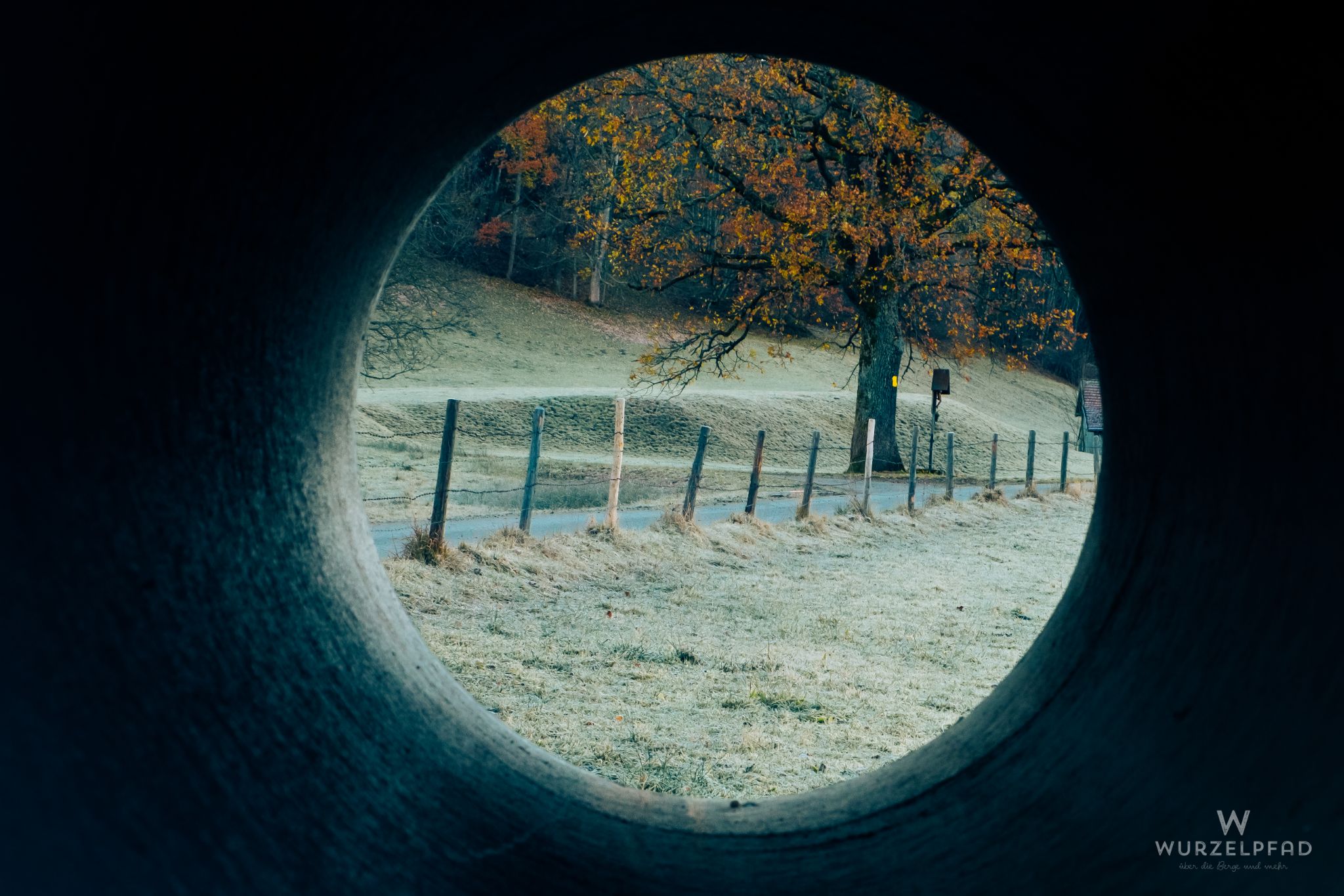 Blick durch die Röhre