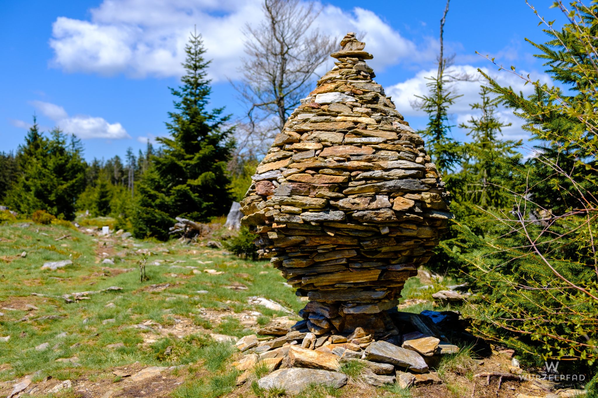 Kunstvoll geschichtet