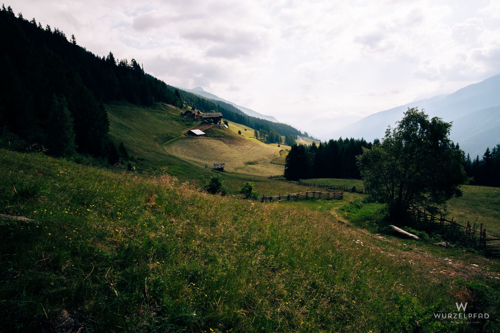 Blick in Richtung Grubhöfe