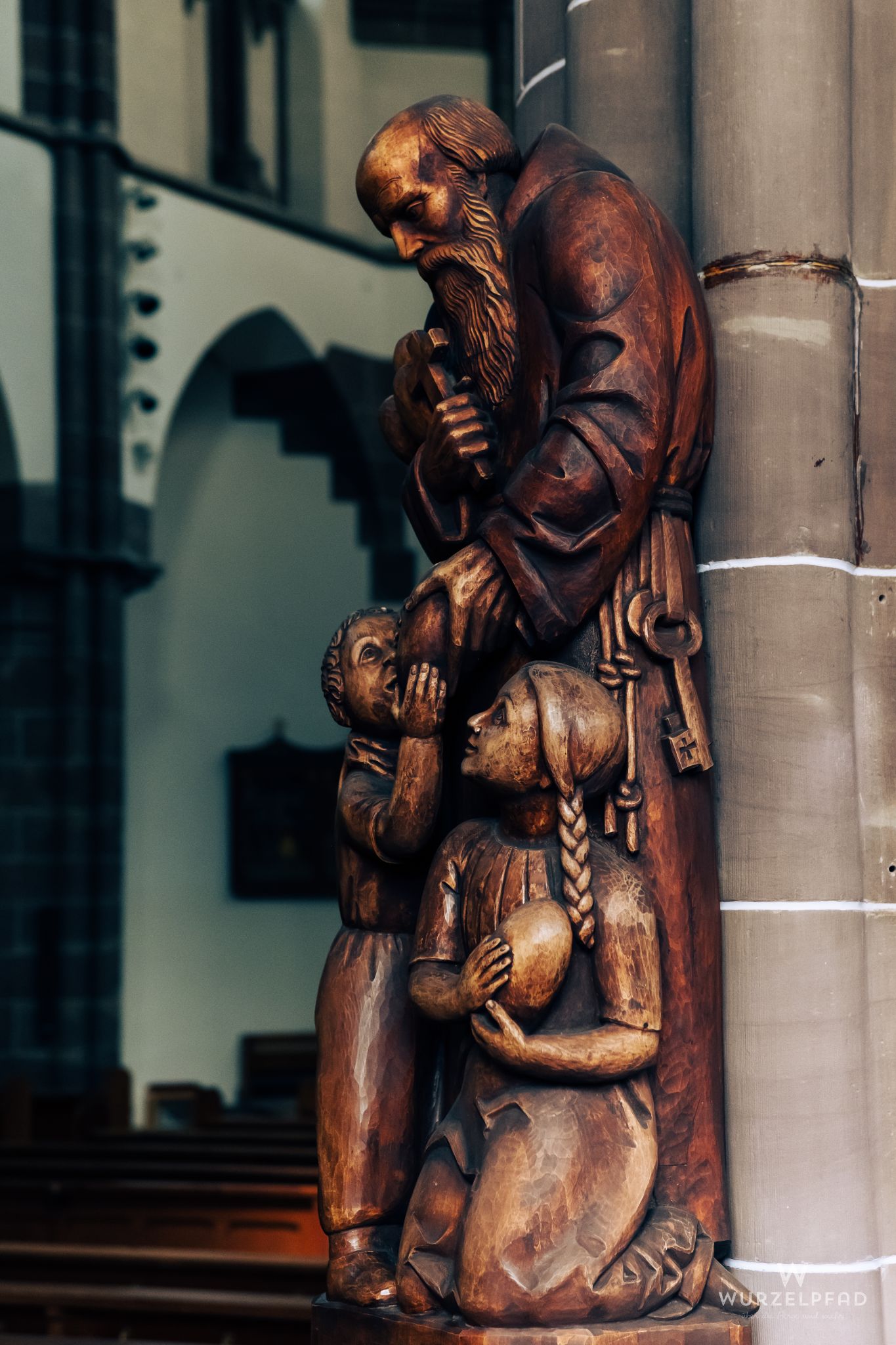 In der Kirche Mariä Himmelfahrt in Schönau