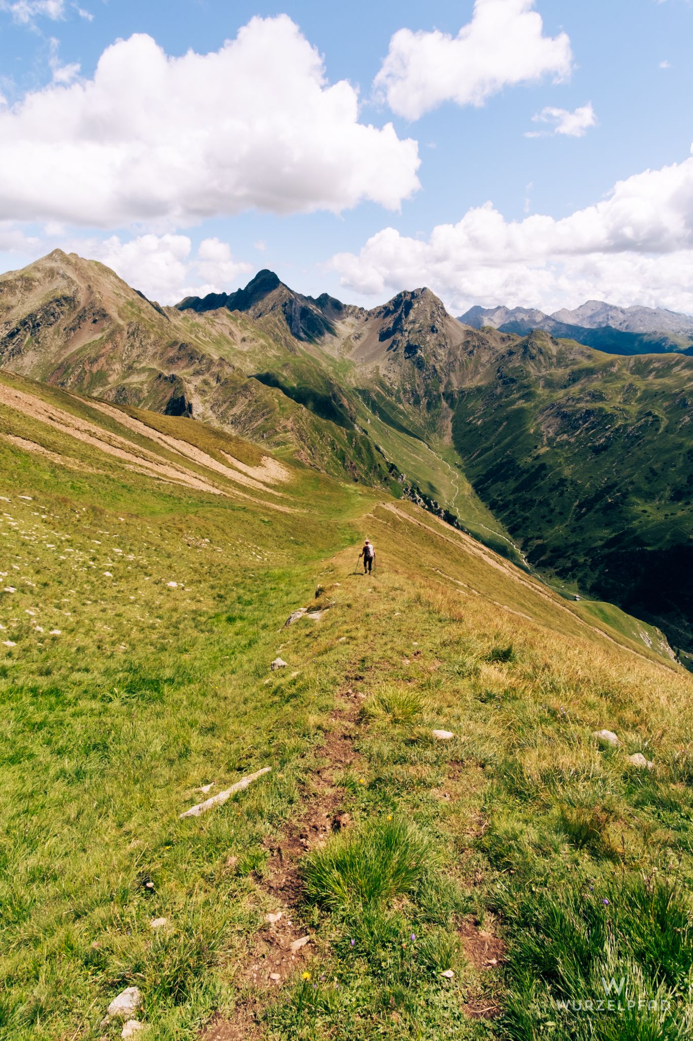 Abstieg von der Alpenspitze