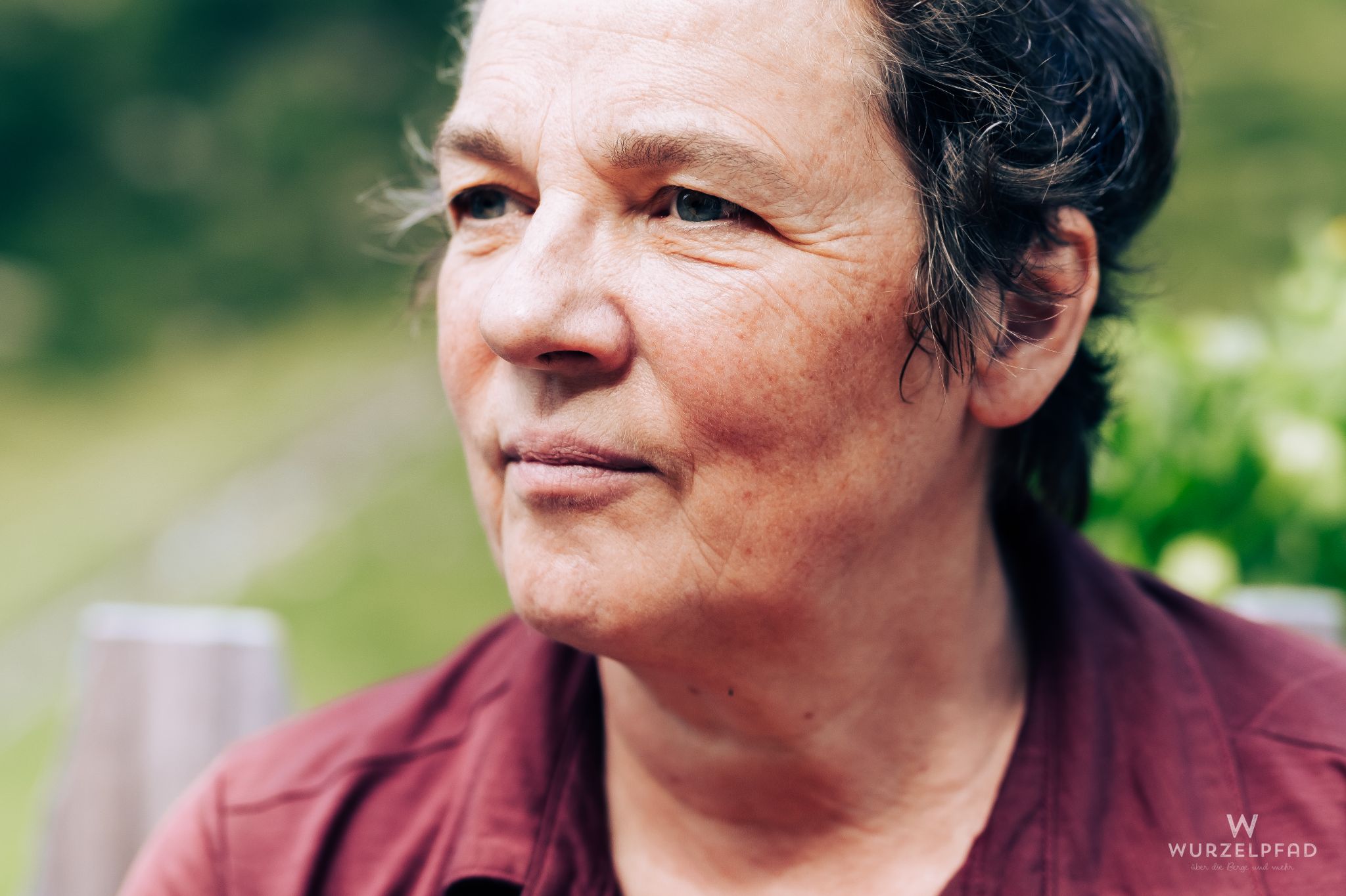 Zufrieden nach einem langen Wandertag