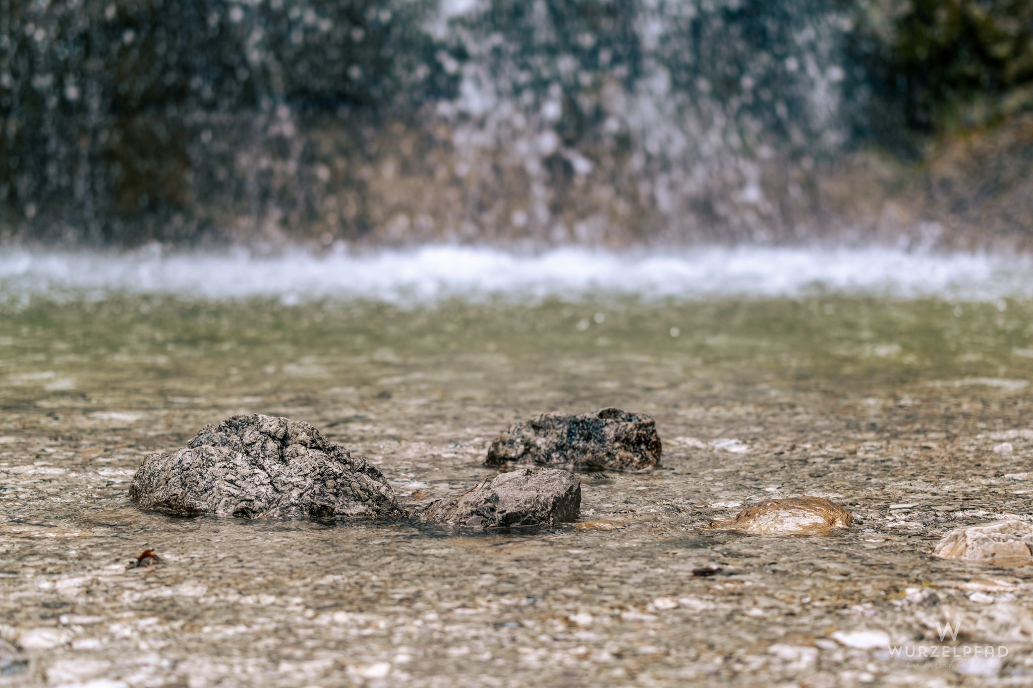 Wasserfall auf dem Weg zur Hasentalalm