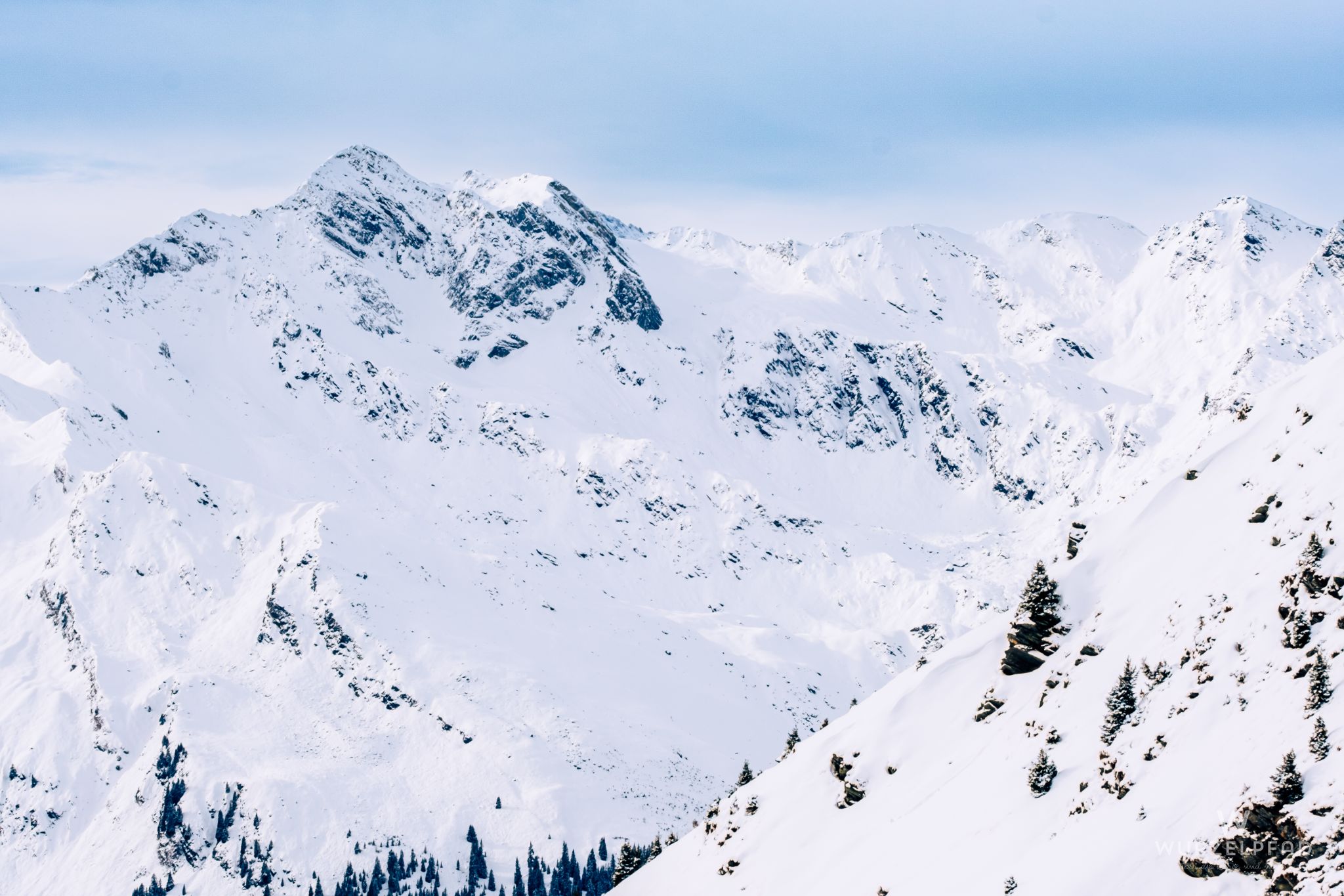 Blick auf den Jaufenkamm