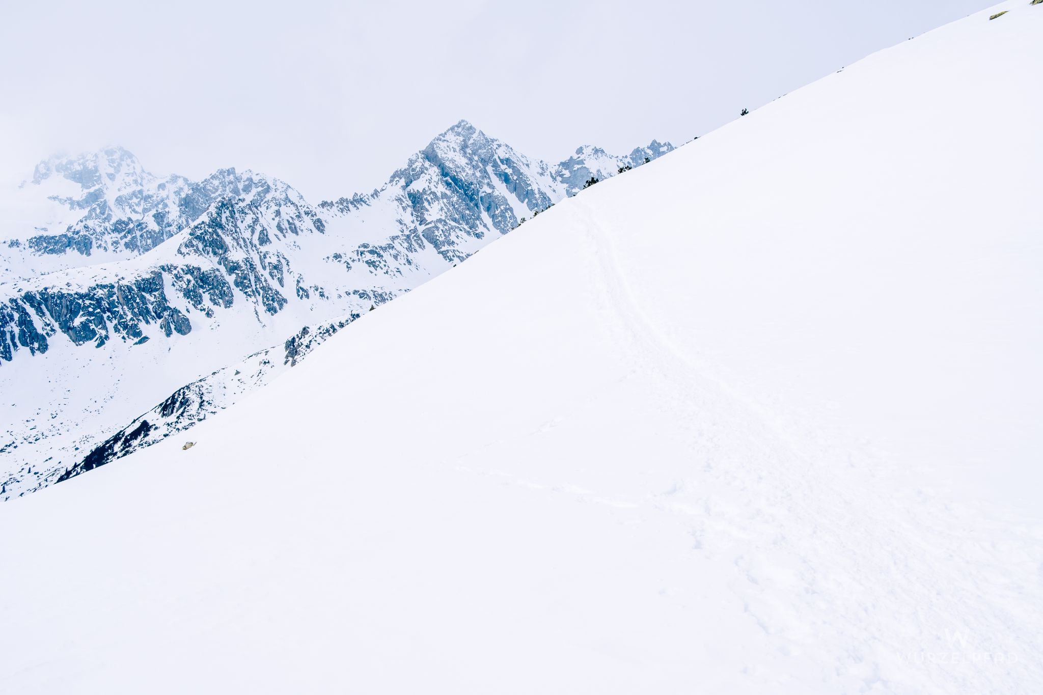 Blick zu den Hohen Tauern